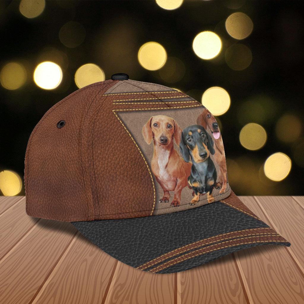 Personalized Dachshund Classic Cap, Personalized Gift for Dachshund Lovers Trucker Hats Custom Hats Gifts For Men & Women
