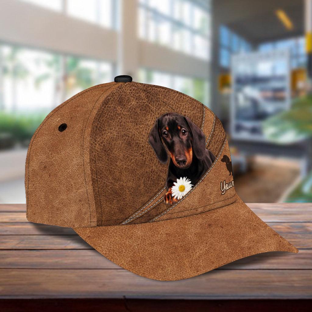 Personalized Dachshund Classic Cap, Personalized Gift for Dachshund Lovers Trucker Hats Custom Hats Gifts For Men & Women