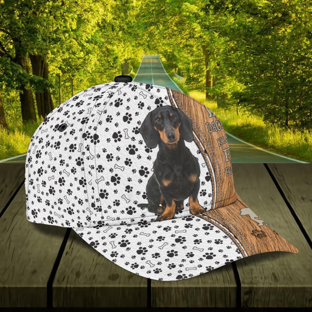 Personalized Dachshund Classic Cap, Personalized Gift for Dachshund Lovers Trucker Hats Custom Hats Gifts For Men & Women