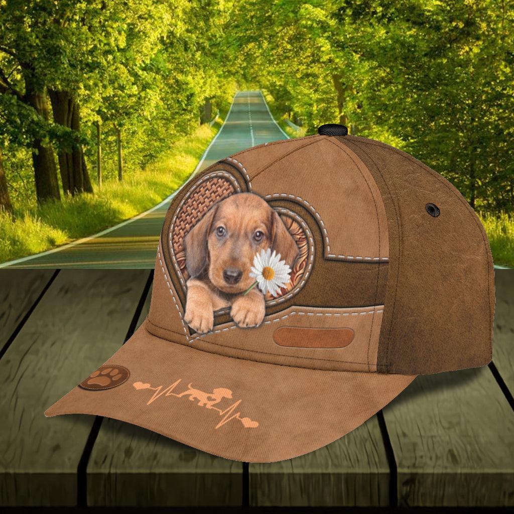 Personalized Dachshund Classic Cap, Personalized Gift for Dachshund Lovers Trucker Hats Custom Hats Gifts For Men & Women