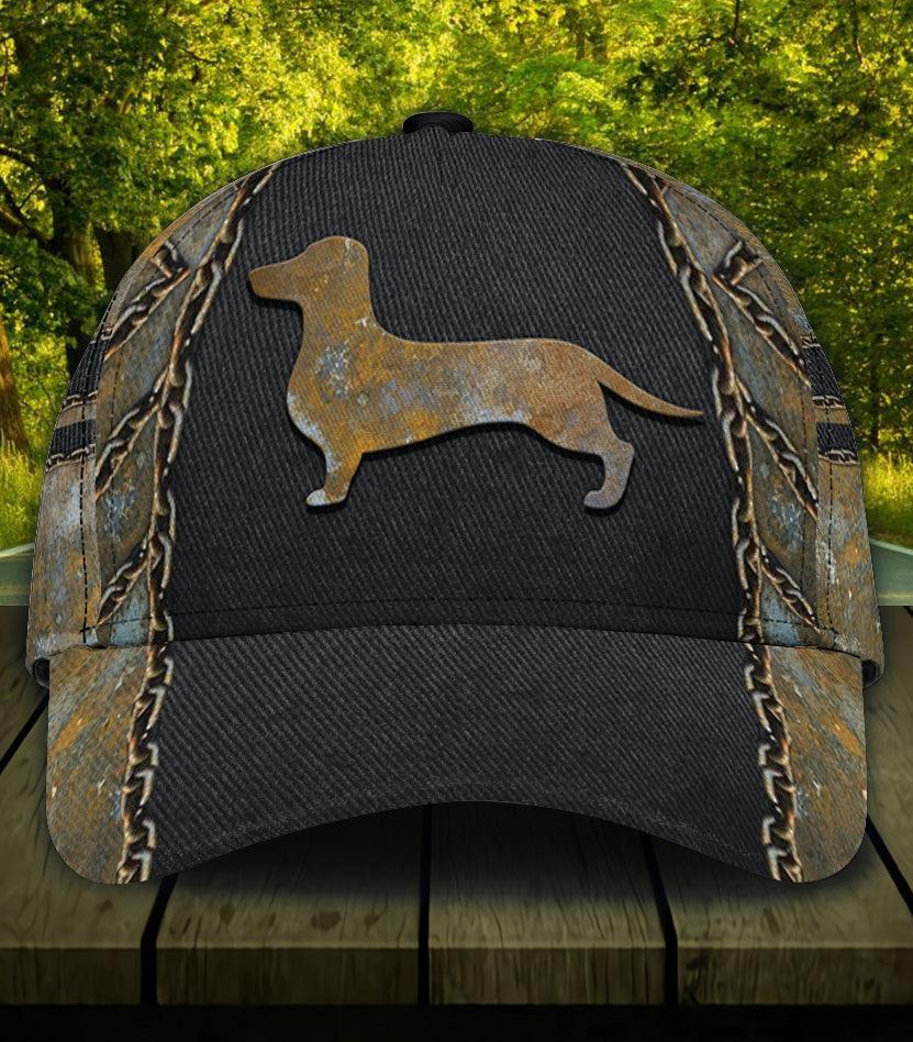 Personalized Dachshund Classic Cap, Personalized Gift for Dachshund Lovers Trucker Hats Custom Hats Gifts For Men & Women