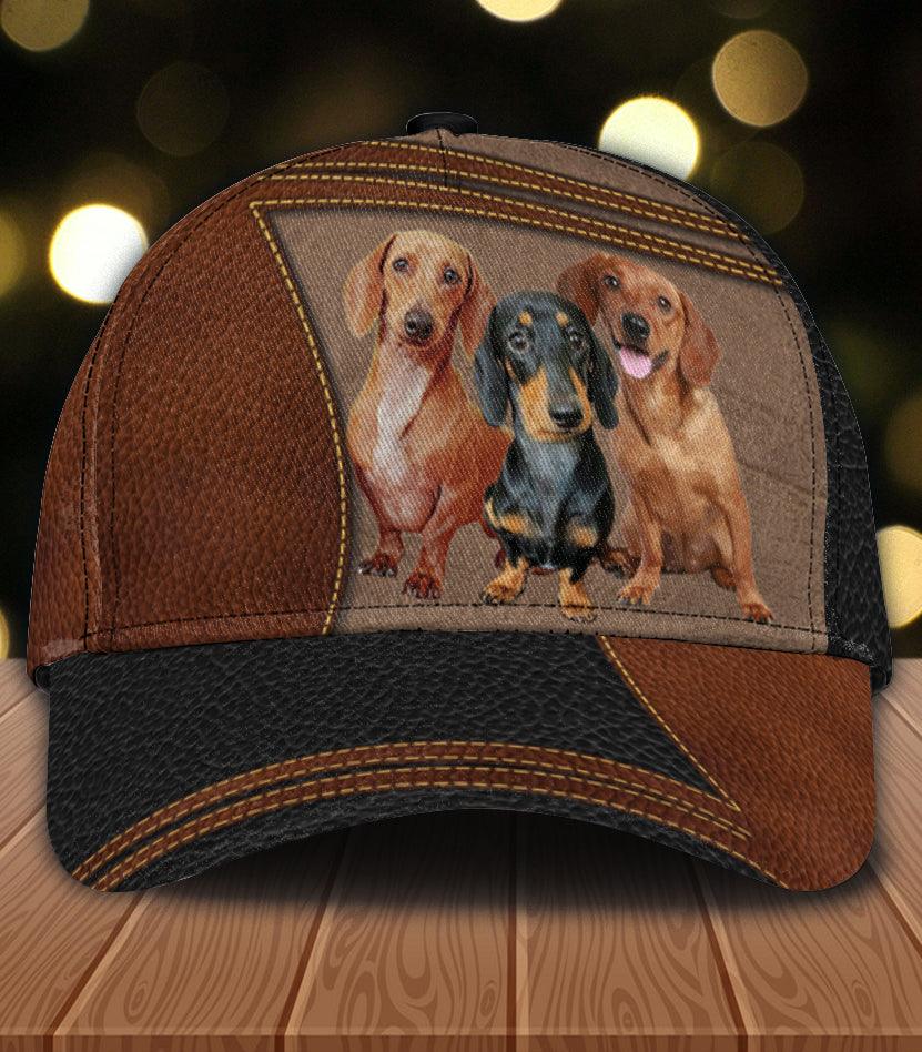 Personalized Dachshund Classic Cap, Personalized Gift for Dachshund Lovers Trucker Hats Custom Hats Gifts For Men & Women