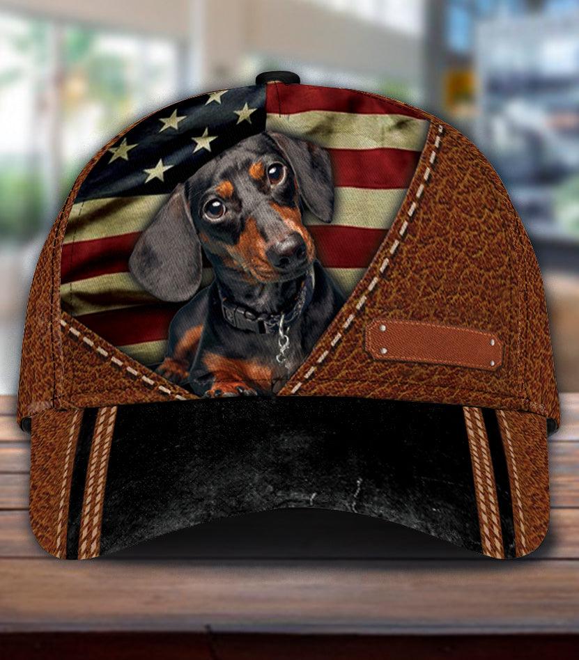 Personalized Dachshund Classic Cap, Personalized Gift for Dachshund Lovers Trucker Hats Custom Hats Gifts For Men & Women