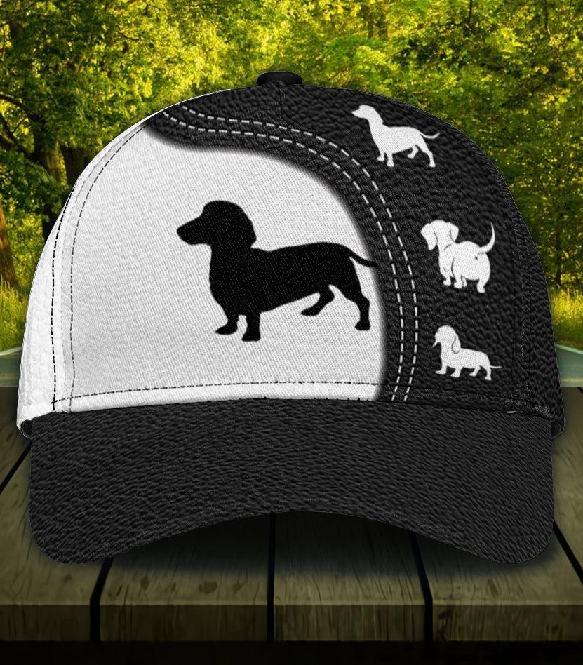 Personalized Dachshund Classic Cap, Personalized Gift for Dachshund Lovers Trucker Hats Custom Hats Gifts For Men & Women