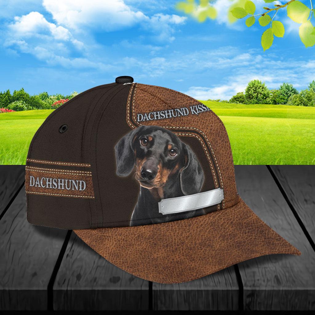 Personalized Dachshund Classic Cap, Personalized Gift for Dachshund Lovers Trucker Hats Custom Hats Gifts For Men & Women