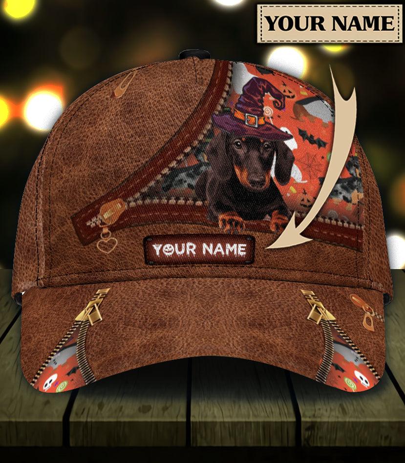 Personalized Dachshund Classic Cap, Personalized Gift for Dachshund Lovers Trucker Hats Custom Hats Gifts For Men & Women