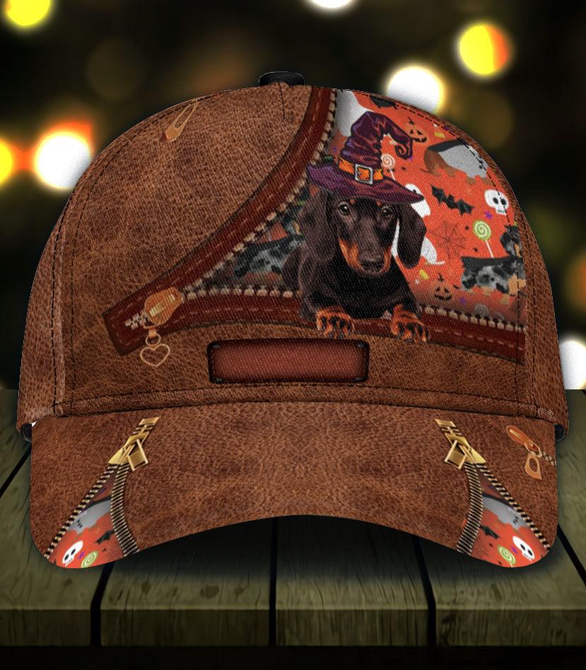 Personalized Dachshund Classic Cap, Personalized Gift for Dachshund Lovers Trucker Hats Custom Hats Gifts For Men & Women