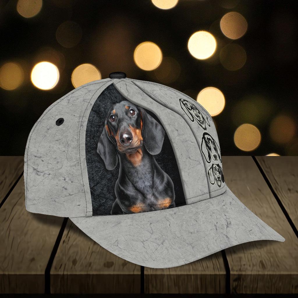 Personalized Dachshund Classic Cap, Personalized Gift for Dachshund Lovers Trucker Hats Custom Hats Gifts For Men & Women