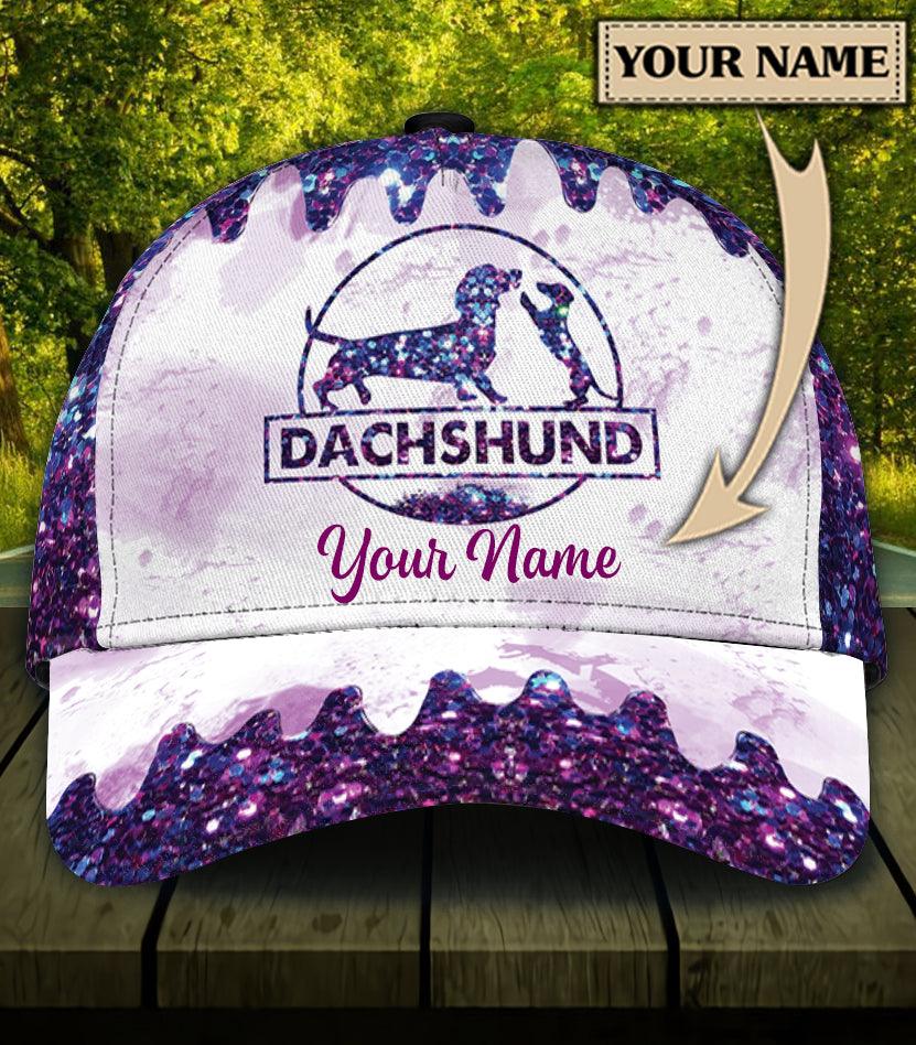 Personalized Dachshund Classic Cap, Personalized Gift for Dachshund Lovers Trucker Hats Custom Hats Gifts For Men & Women