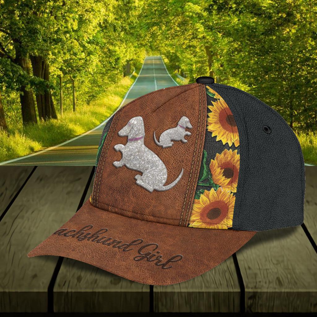 Personalized Dachshund Classic Cap, Personalized Gift for Dachshund Lovers Trucker Hats Custom Hats Gifts For Men & Women