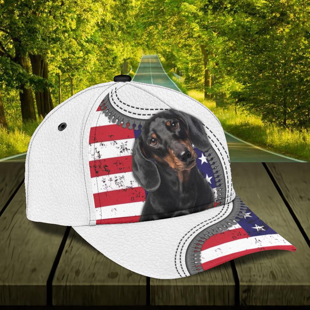 Personalized Dachshund Classic Cap, Personalized Gift for Dachshund Lovers Trucker Hats Custom Hats Gifts For Men & Women
