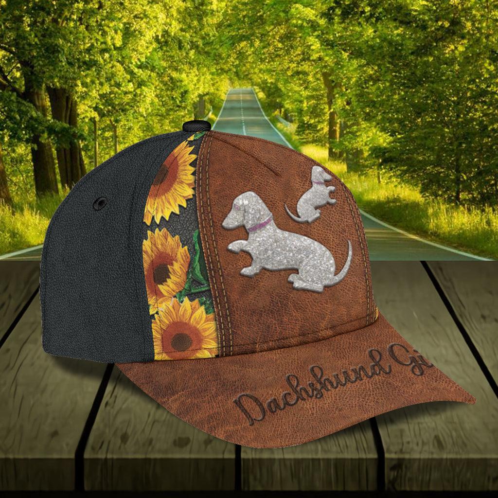 Personalized Dachshund Classic Cap, Personalized Gift for Dachshund Lovers Trucker Hats Custom Hats Gifts For Men & Women