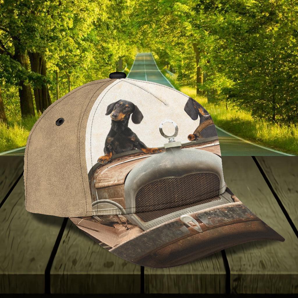 Personalized Dachshund Classic Cap, Personalized Gift for Dachshund Lovers Trucker Hats Custom Hats Gifts For Men & Women