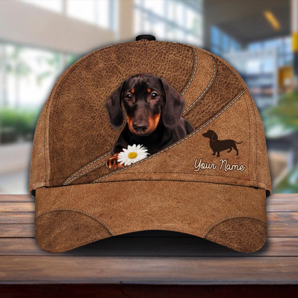 Personalized Dachshund Classic Cap, Personalized Gift for Dachshund Lovers Trucker Hats Custom Hats Gifts For Men & Women