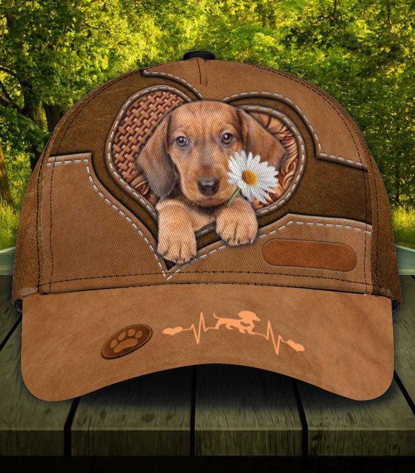 Personalized Dachshund Classic Cap, Personalized Gift for Dachshund Lovers Trucker Hats Custom Hats Gifts For Men & Women