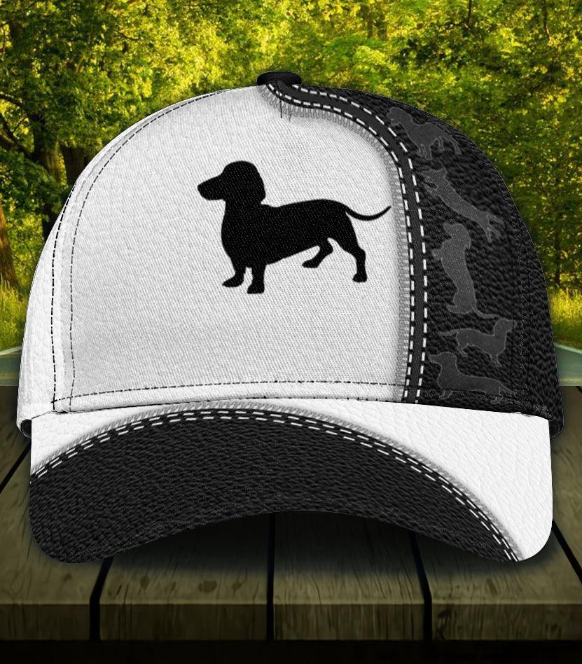 Personalized Dachshund Classic Cap, Personalized Gift for Dachshund Lovers Trucker Hats Custom Hats Gifts For Men & Women