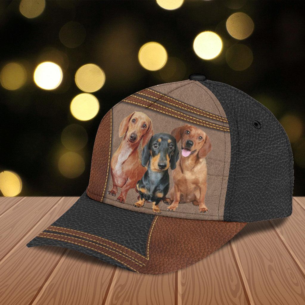 Personalized Dachshund Classic Cap, Personalized Gift for Dachshund Lovers Trucker Hats Custom Hats Gifts For Men & Women