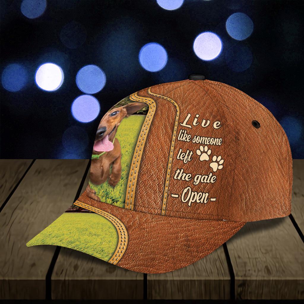 Personalized Dachshund Classic Cap, Personalized Gift for Dachshund Lovers Trucker Hats Custom Hats Gifts For Men & Women