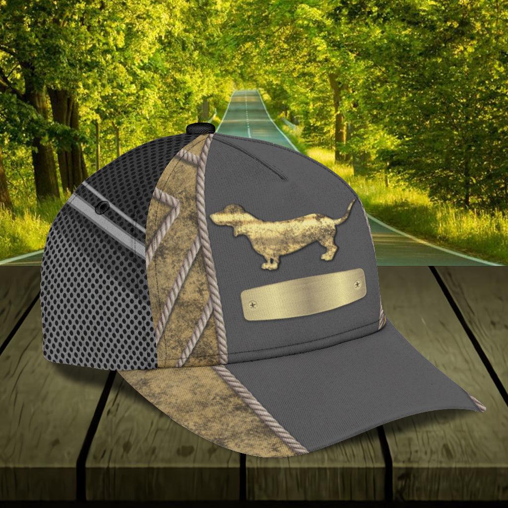 Personalized Dachshund Classic Cap, Personalized Gift for Dachshund Lovers Trucker Hats Custom Hats Gifts For Men & Women