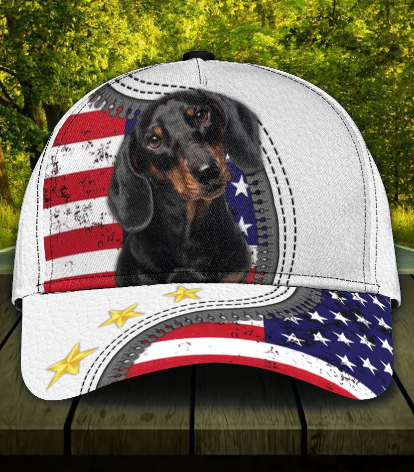 Personalized Dachshund Classic Cap, Personalized Gift for Dachshund Lovers Trucker Hats Custom Hats Gifts For Men & Women