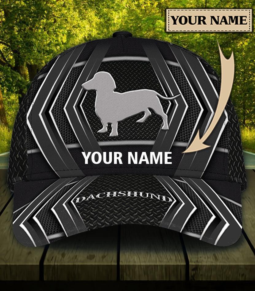 Personalized Dachshund Classic Cap, Personalized Gift for Dachshund Lovers Trucker Hats Custom Hats Gifts For Men & Women