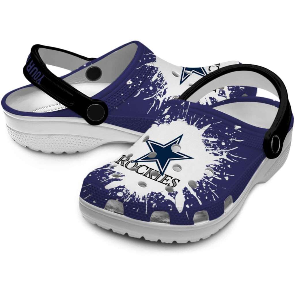 Personalized Dallas Cowboys Splash Art ClogTVC1801151 - Image 3