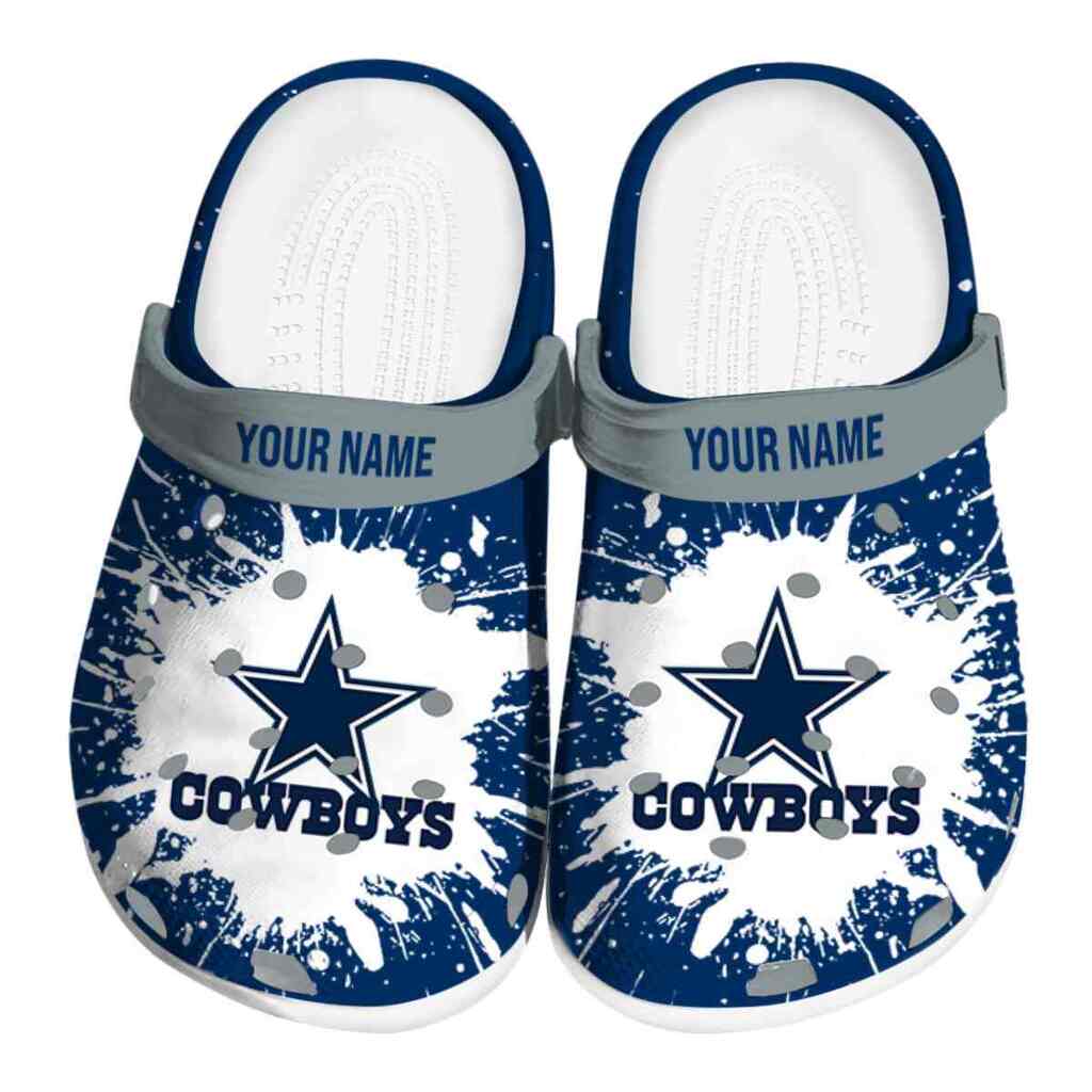 Personalized Dallas Cowboys Splash Art ClogTVC1801151
