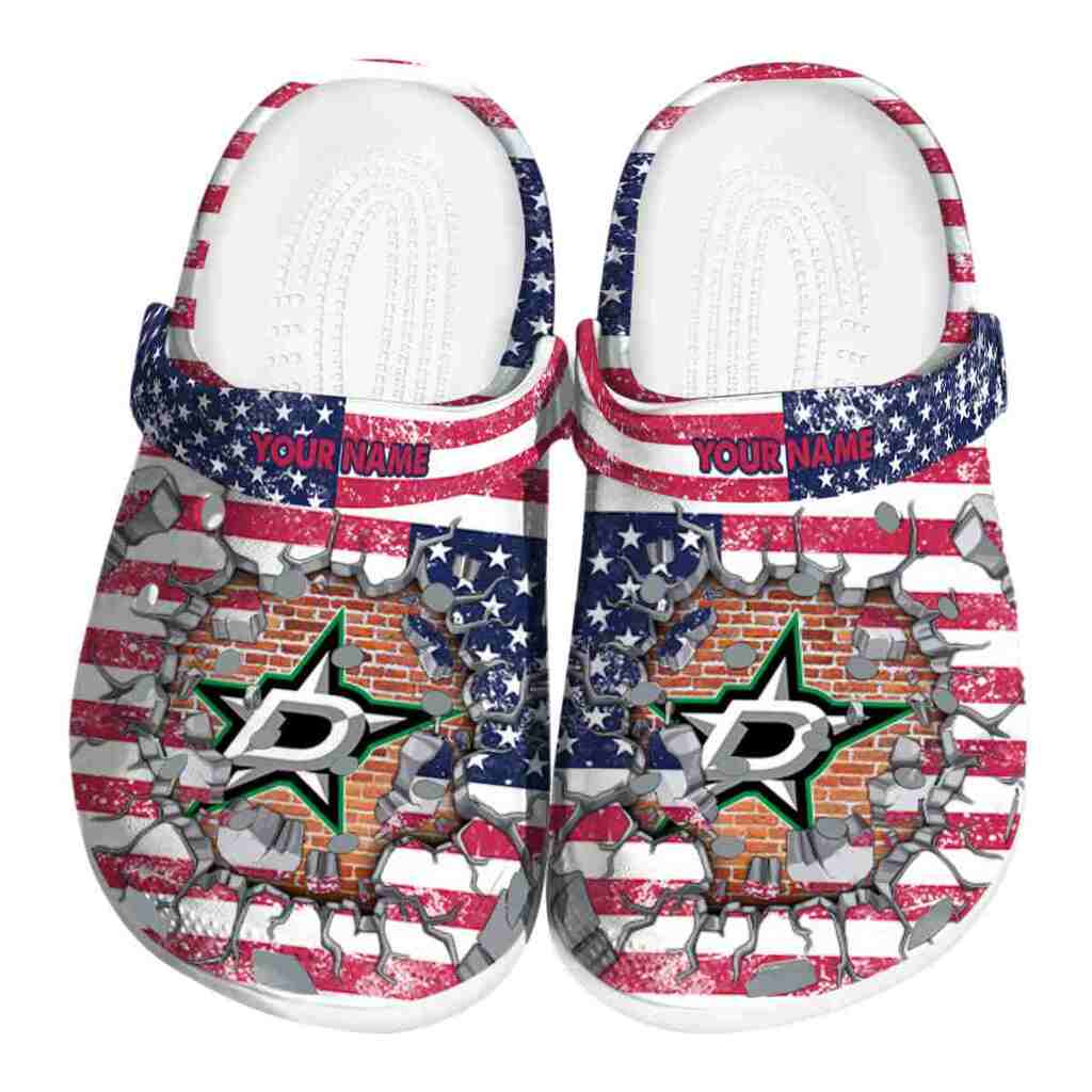 Personalized Dallas Stars Freedom Splinter ClogTVC1801876