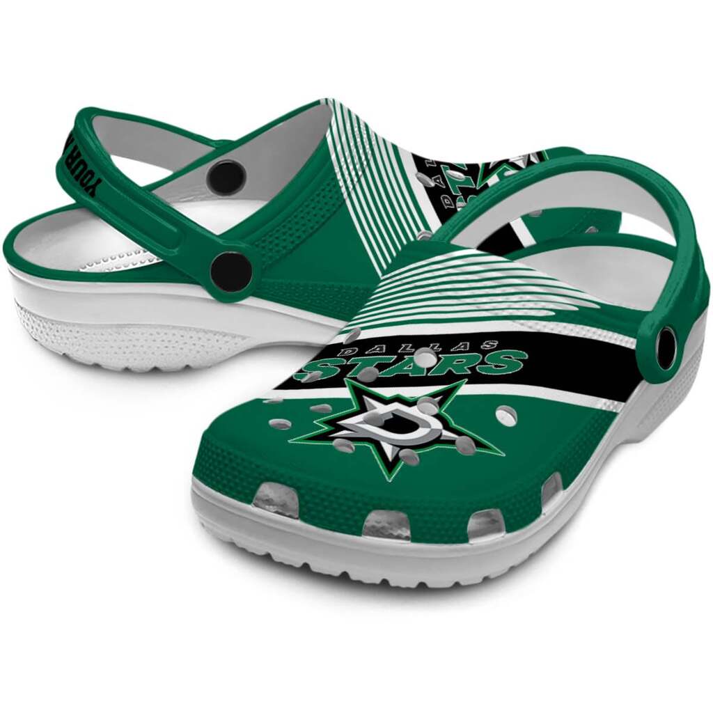 Personalized Dallas Stars Vibrant Dual-Tone ClogTVC1801877 - Image 3
