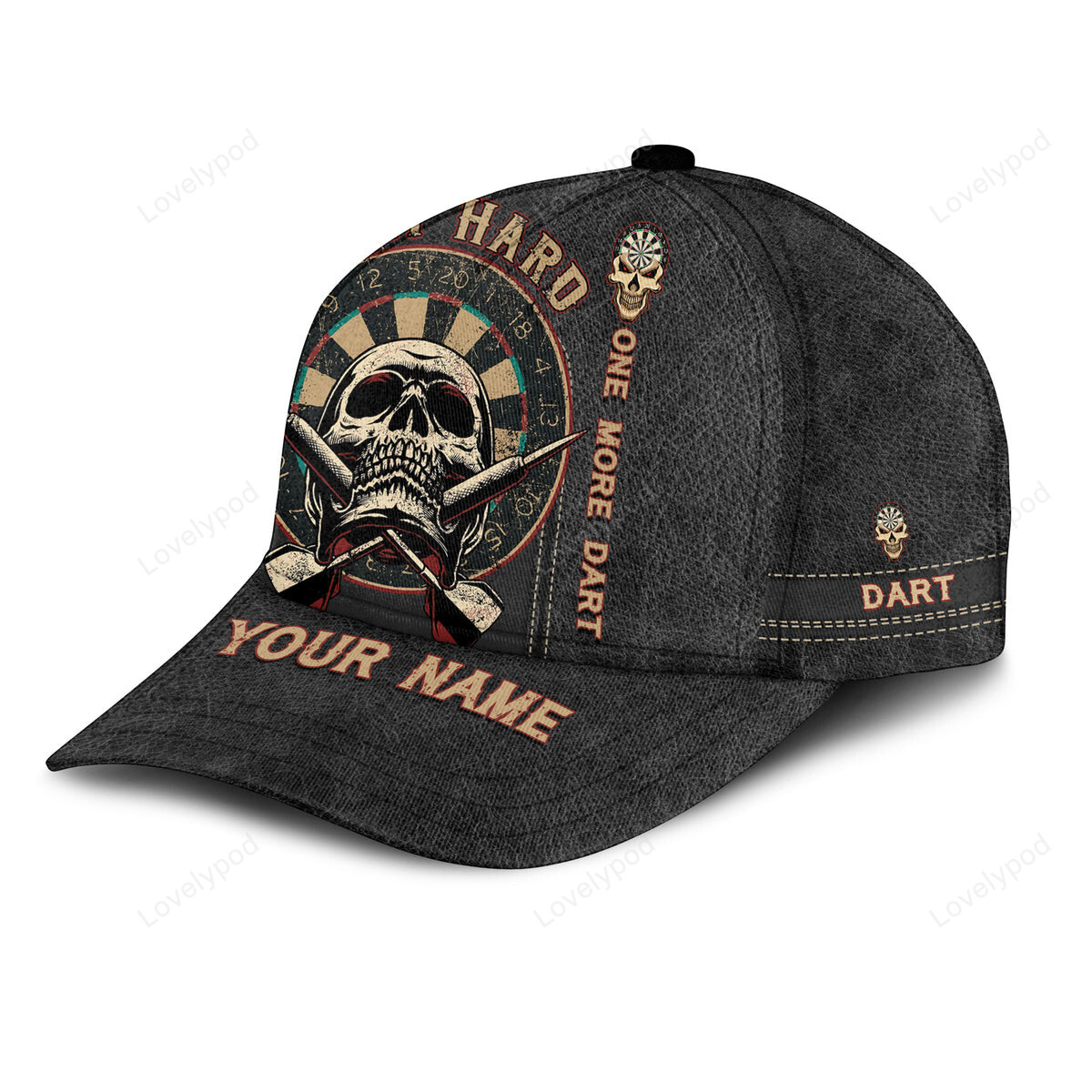 Personalized Dart Play hard Cap for Dart Player, Darts Classic Cap, Dart Hat for Women Who Loves Dart Trucker Hats Custom Hats Gifts For Men & Women