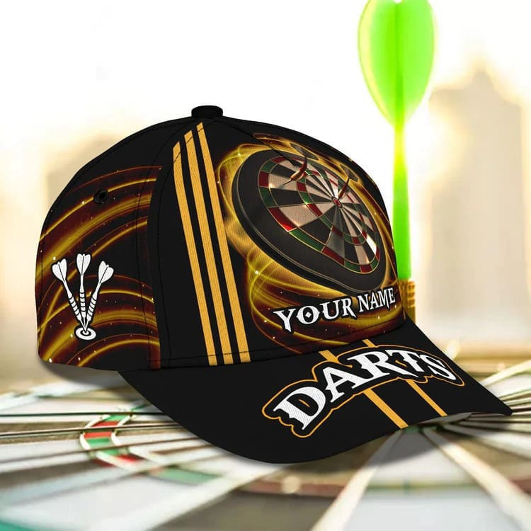 Personalized Darts Steps 3D Baseball Cap for Him, Dart Gift for His Birthday Dart Hat Trucker Hats Custom Hats Gifts For Men & Women