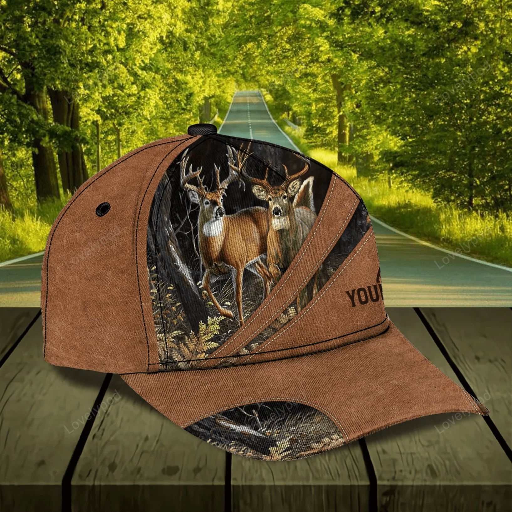 Personalized Deer Classic Cap, Gift for Deer Hat Cap For Men And Women Trucker Hats Custom Hats Gifts For Men & Women