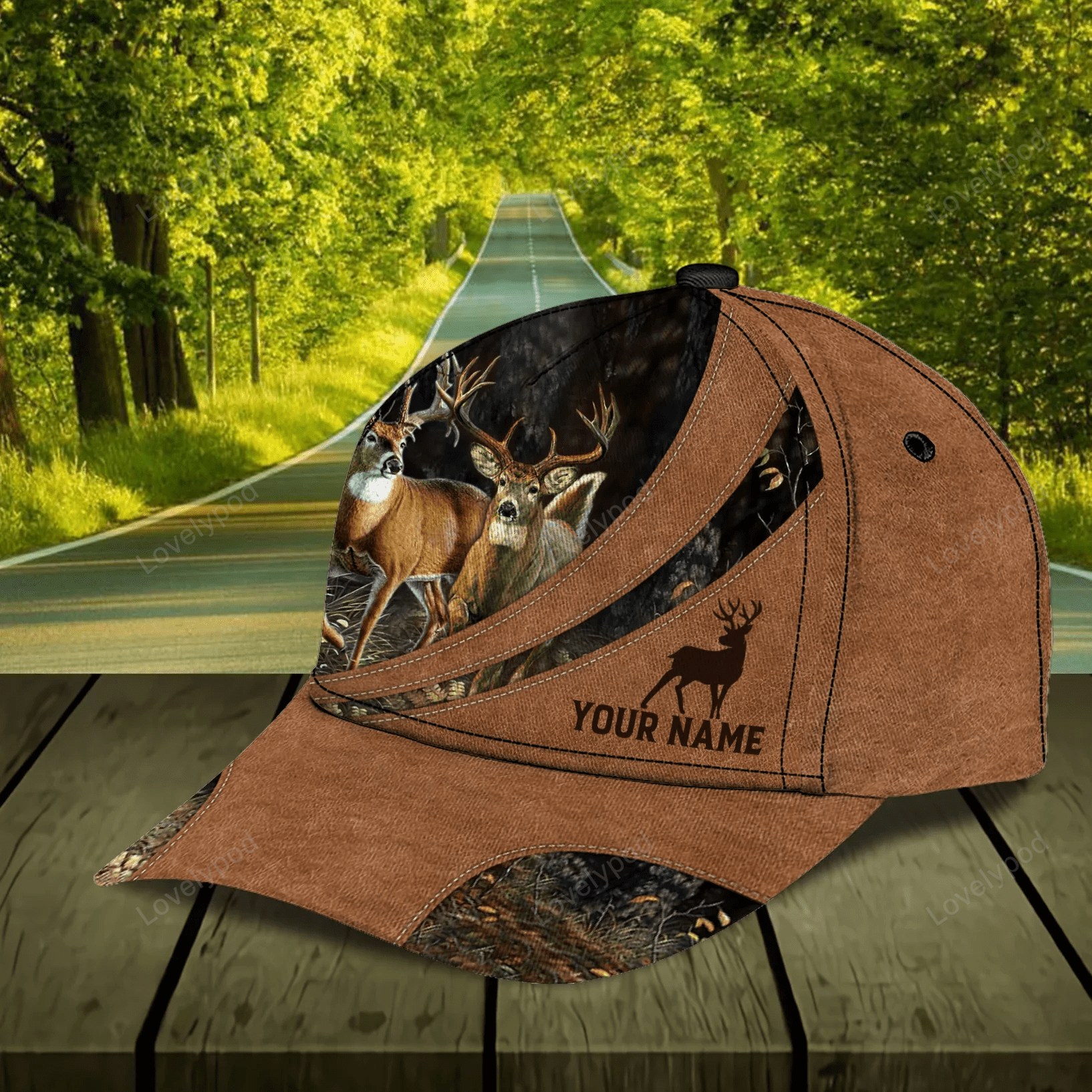Personalized Deer Classic Cap, Gift for Deer Hat Cap For Men And Women Trucker Hats Custom Hats Gifts For Men & Women