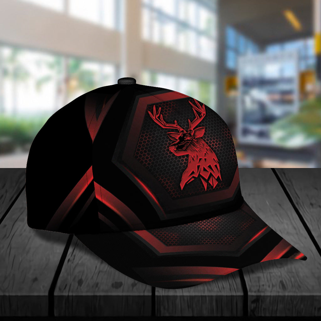Personalized Deer Classic Cap, Personalized Gift for Deer Lovers, Hunting Lovers Trucker Hats Custom Hats Gifts For Men & Women