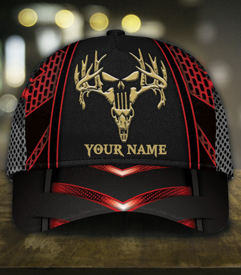 Personalized Deer Classic Cap, Personalized Gift for Deer Lovers, Hunting Lovers Trucker Hats Custom Hats Gifts For Men & Women