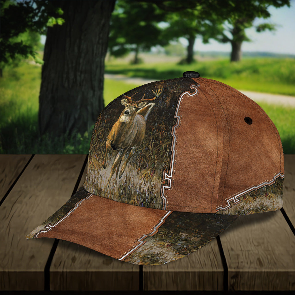Personalized Deer Classic Cap, Personalized Gift for Deer Lovers, Hunting Lovers Trucker Hats Custom Hats Gifts For Men & Women