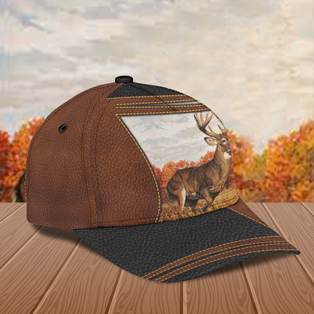 Personalized Deer Classic Cap, Personalized Gift for Deer Lovers, Hunting Lovers Trucker Hats Custom Hats Gifts For Men & Women