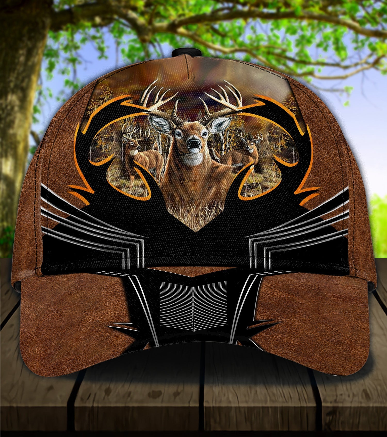 Personalized Deer Classic Cap, Personalized Gift for Deer Lovers, Hunting Lovers Trucker Hats Custom Hats Gifts For Men & Women