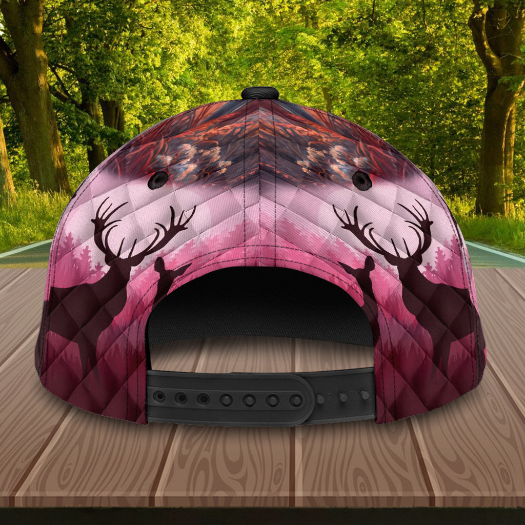 Personalized Deer Classic Cap, Personalized Gift for Deer Lovers, Hunting Lovers Trucker Hats Custom Hats Gifts For Men & Women