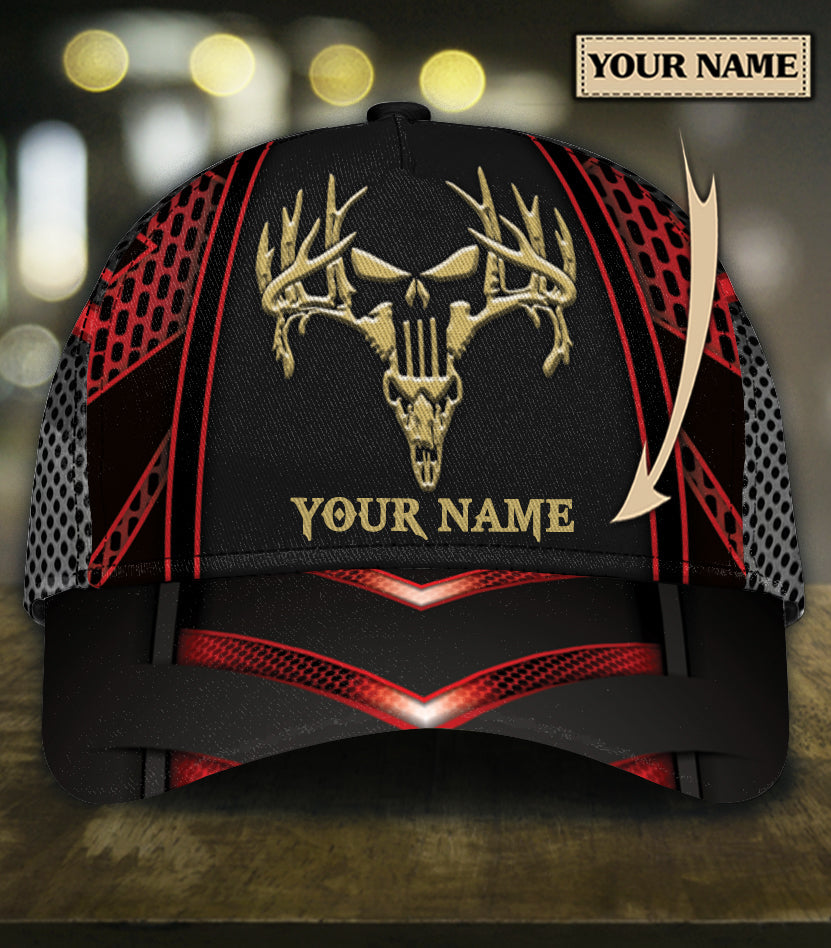 Personalized Deer Classic Cap, Personalized Gift for Deer Lovers, Hunting Lovers Trucker Hats Custom Hats Gifts For Men & Women