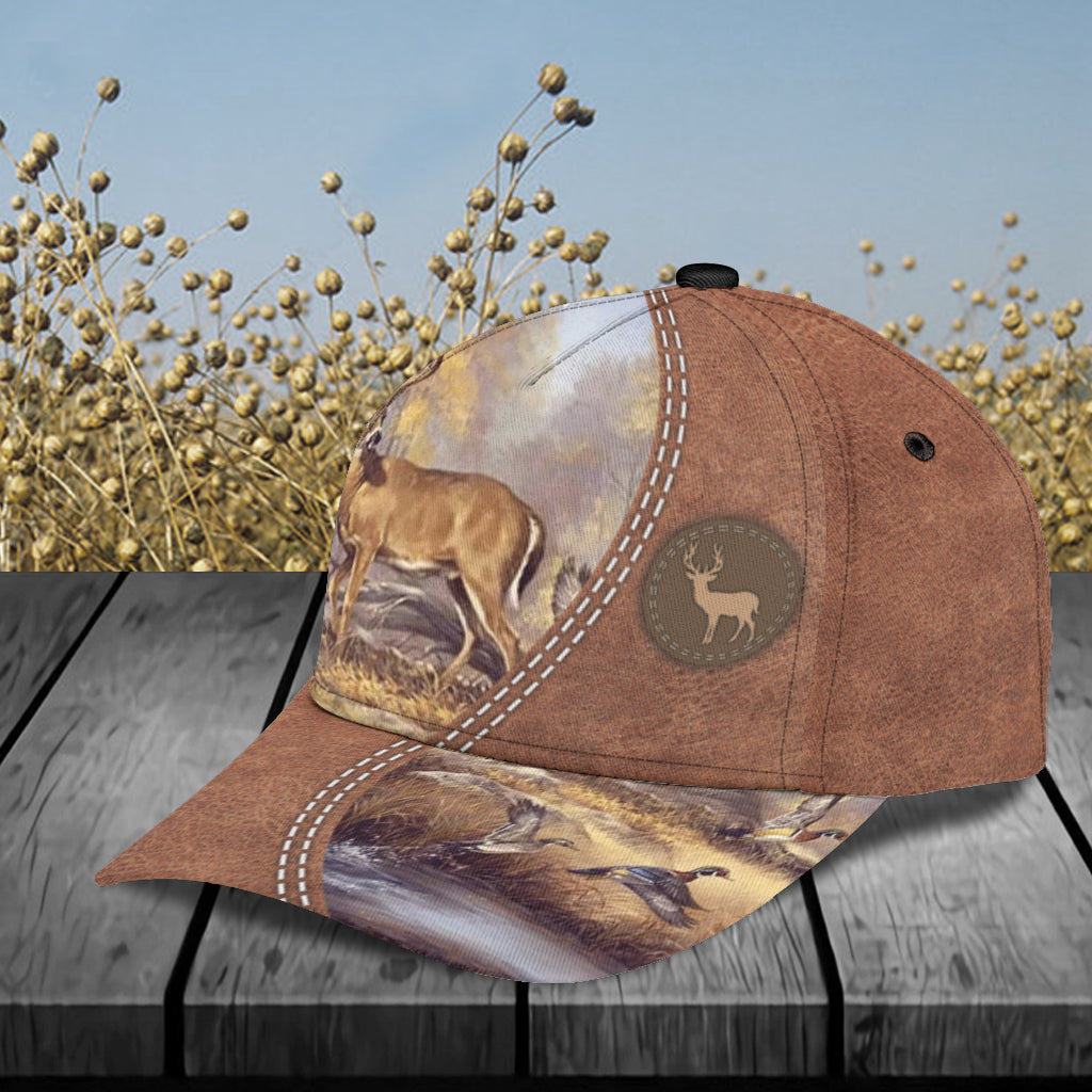 Personalized Deer Classic Cap, Personalized Gift for Deer Lovers, Hunting Lovers Trucker Hats Custom Hats Gifts For Men & Women