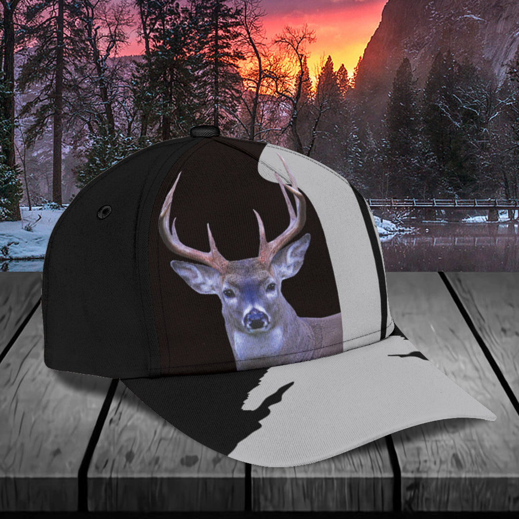 Personalized Deer Classic Cap, Personalized Gift for Deer Lovers, Hunting Lovers Trucker Hats Custom Hats Gifts For Men & Women