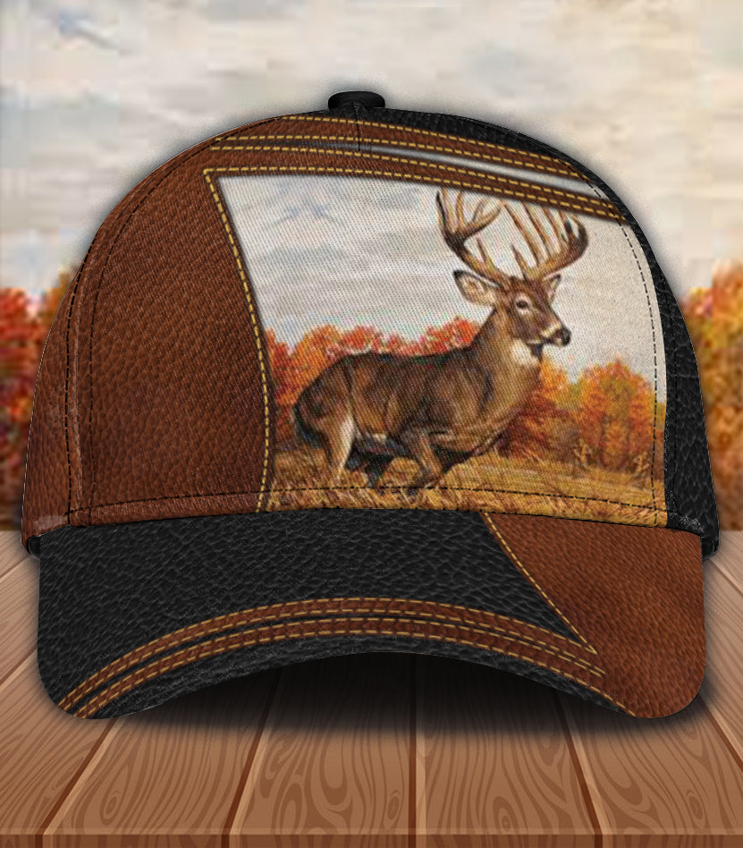 Personalized Deer Classic Cap, Personalized Gift for Deer Lovers, Hunting Lovers Trucker Hats Custom Hats Gifts For Men & Women