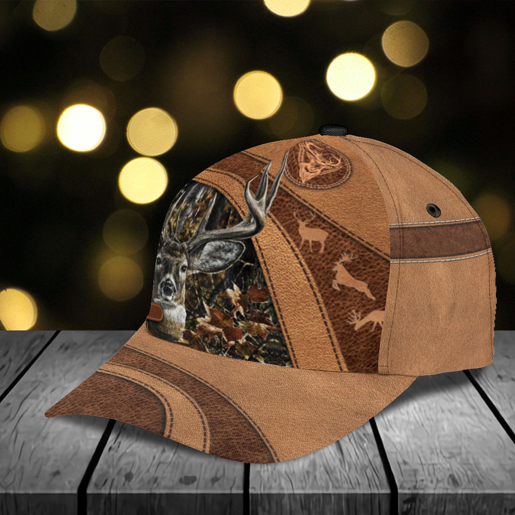Personalized Deer Classic Cap, Personalized Gift for Deer Lovers, Hunting Lovers Trucker Hats Custom Hats Gifts For Men & Women