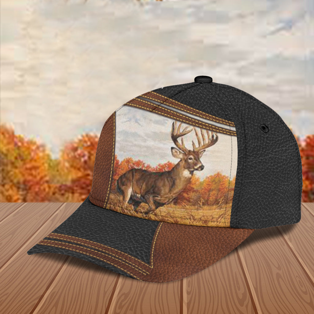 Personalized Deer Classic Cap, Personalized Gift for Deer Lovers, Hunting Lovers Trucker Hats Custom Hats Gifts For Men & Women