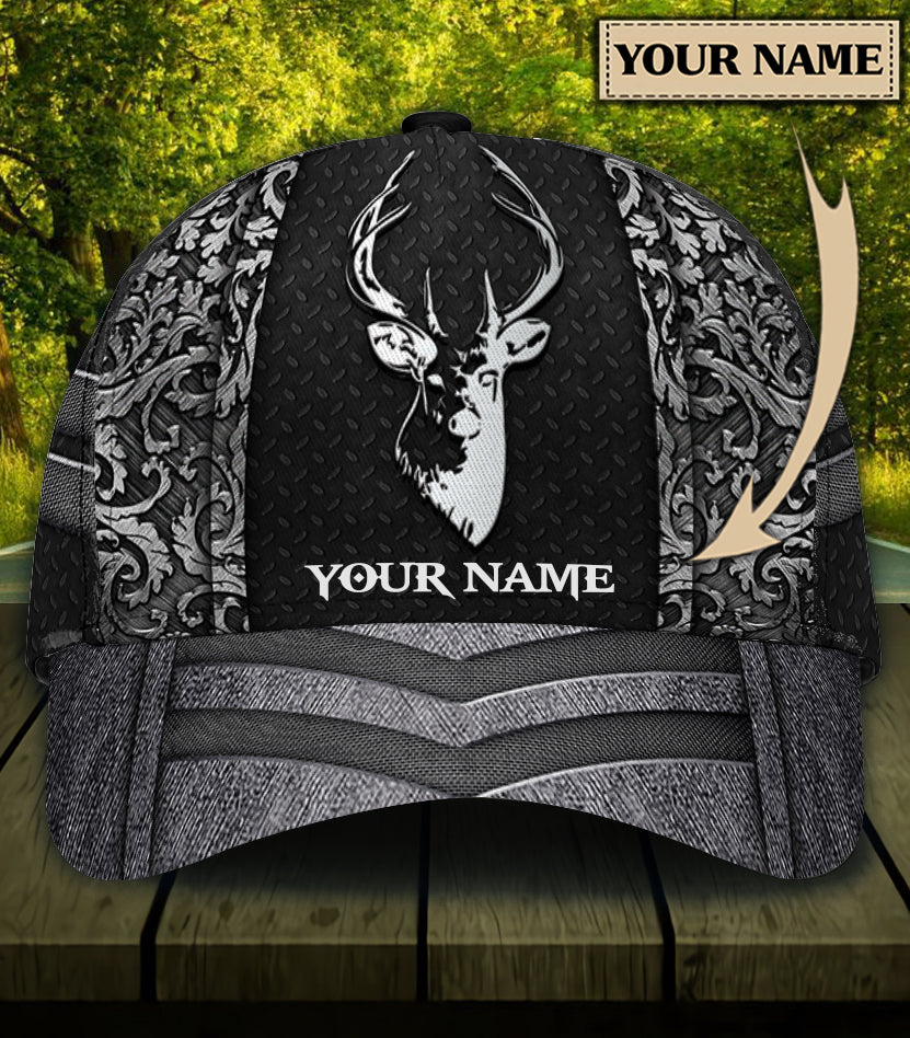 Personalized Deer Classic Cap, Personalized Gift for Deer Lovers, Hunting Lovers Trucker Hats Custom Hats Gifts For Men & Women