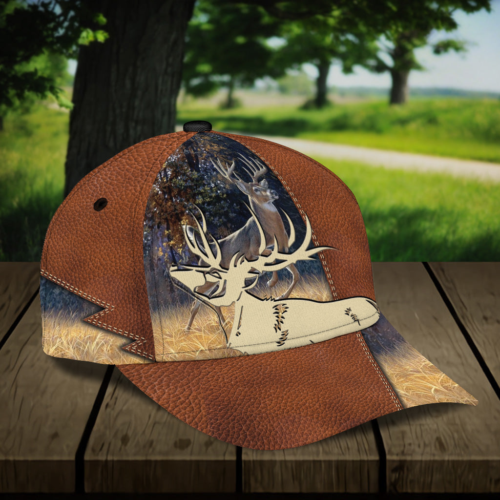 Personalized Deer Classic Cap, Personalized Gift for Deer Lovers, Hunting Lovers Trucker Hats Custom Hats Gifts For Men & Women