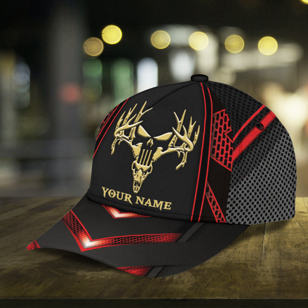 Personalized Deer Classic Cap, Personalized Gift for Deer Lovers, Hunting Lovers Trucker Hats Custom Hats Gifts For Men & Women