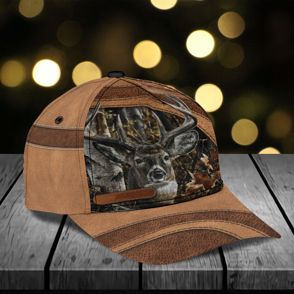 Personalized Deer Classic Cap, Personalized Gift for Deer Lovers, Hunting Lovers Trucker Hats Custom Hats Gifts For Men & Women