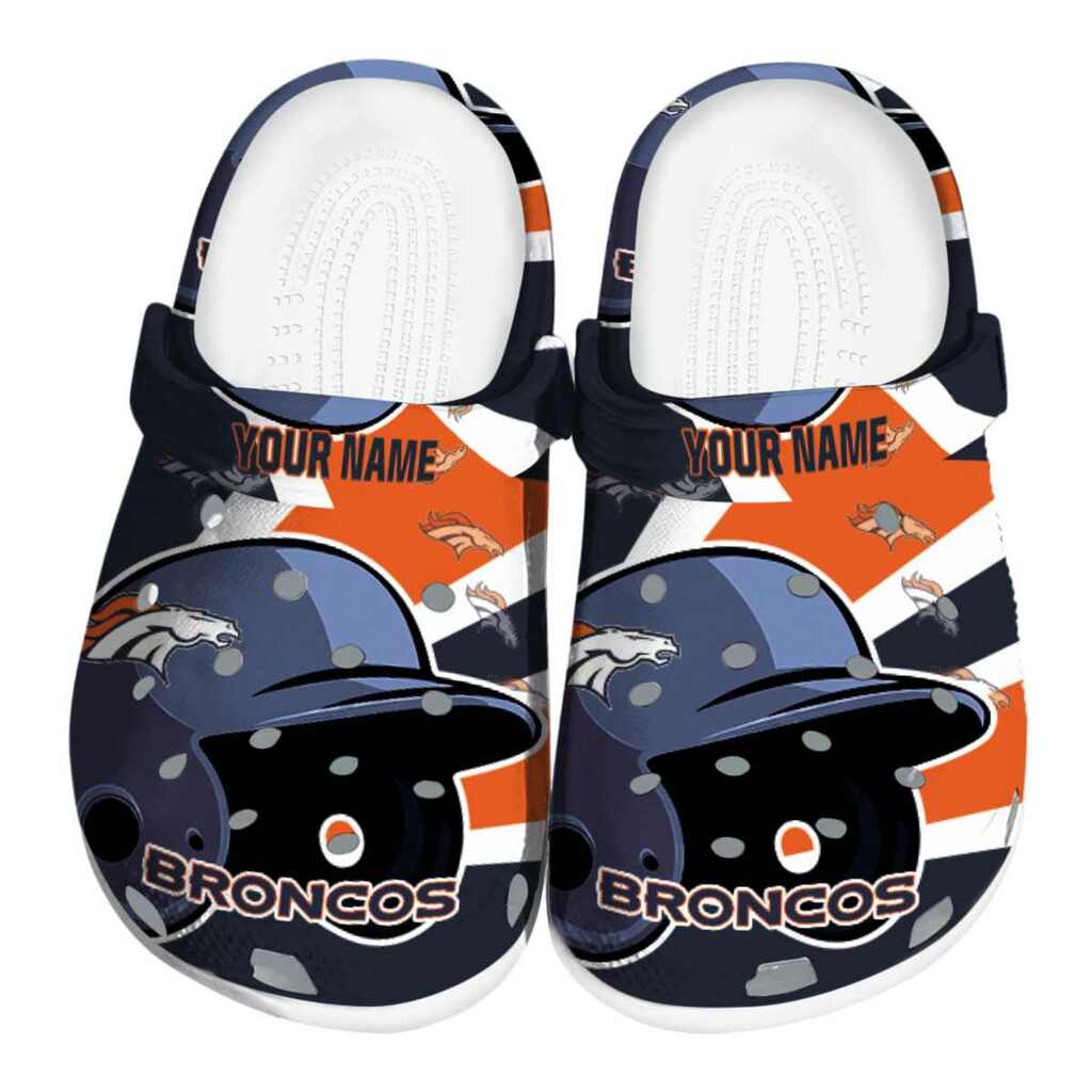Personalized Denver Broncos Baseball Helmet ClogTVC180118